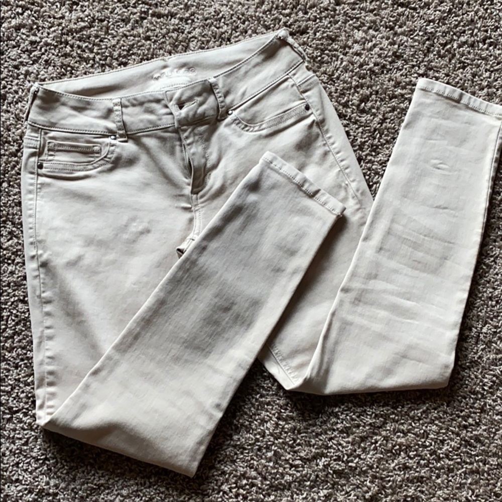 Maurices Khaki Colored Jeggings - Picture 2 of 6
